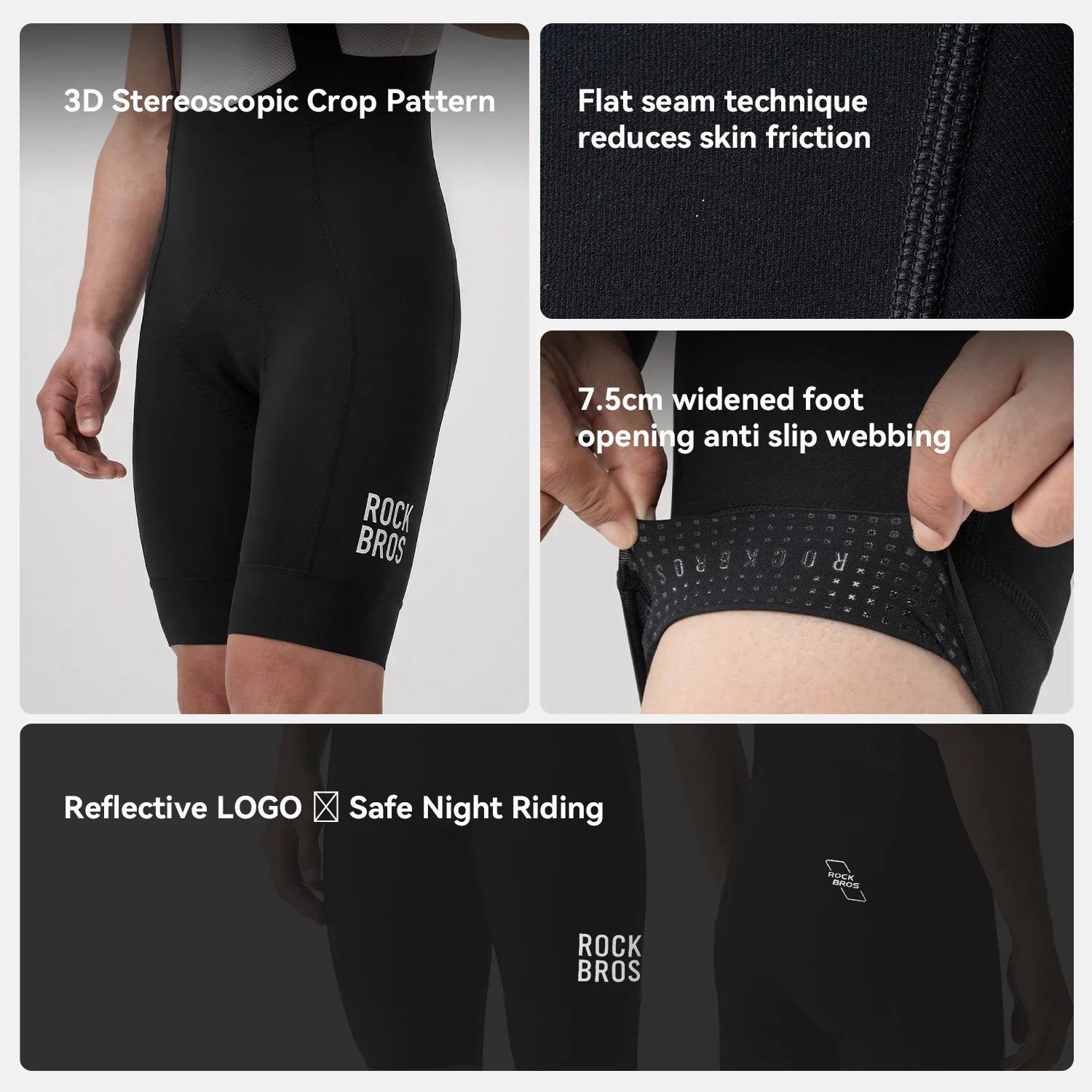 Premium Elastic Interface Cycling Bib Shorts