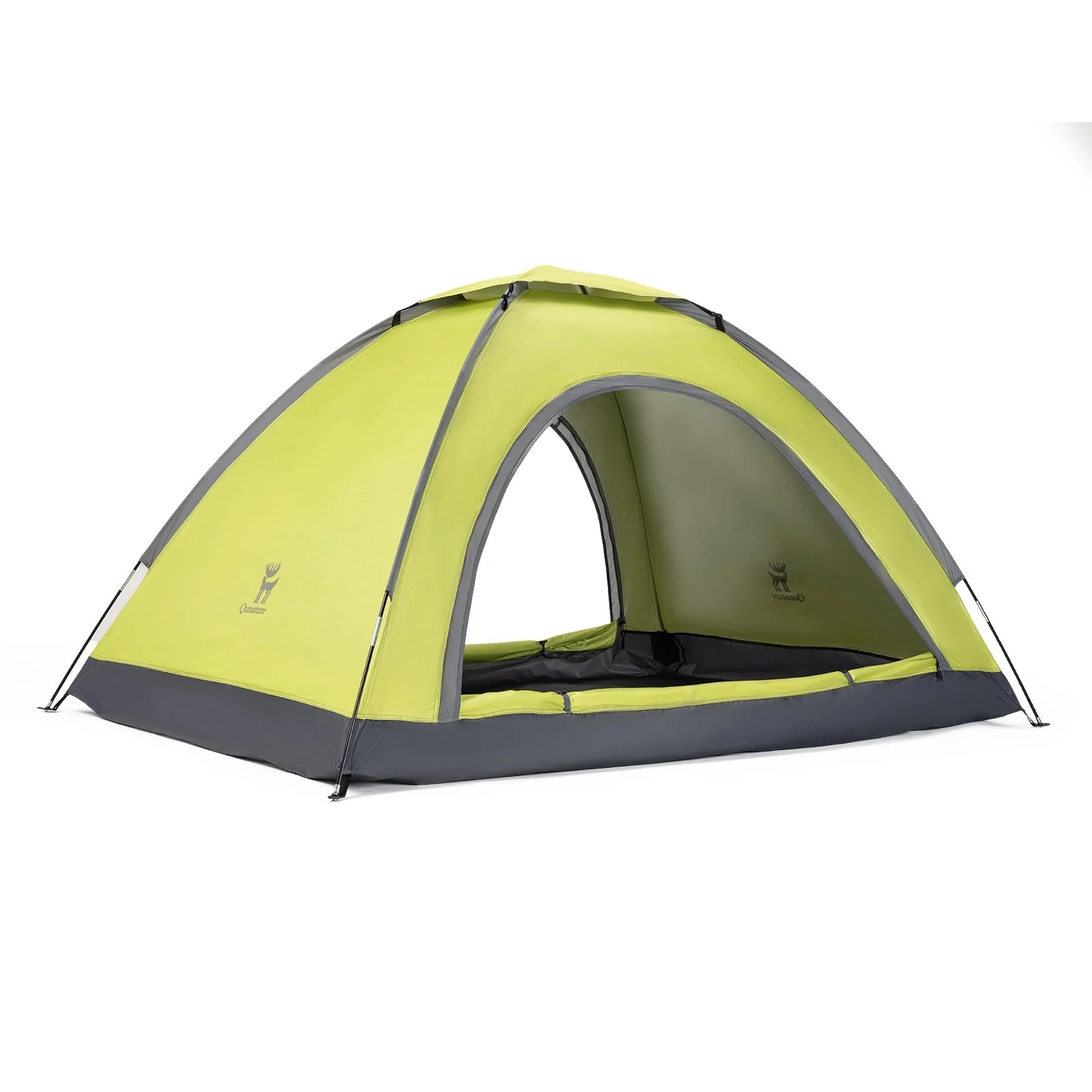 Green camping tent