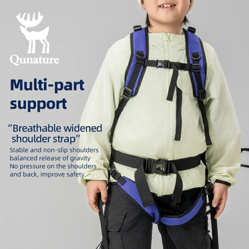 Qunature Kids’ Ski Training Backpack With Traction Rope-H53