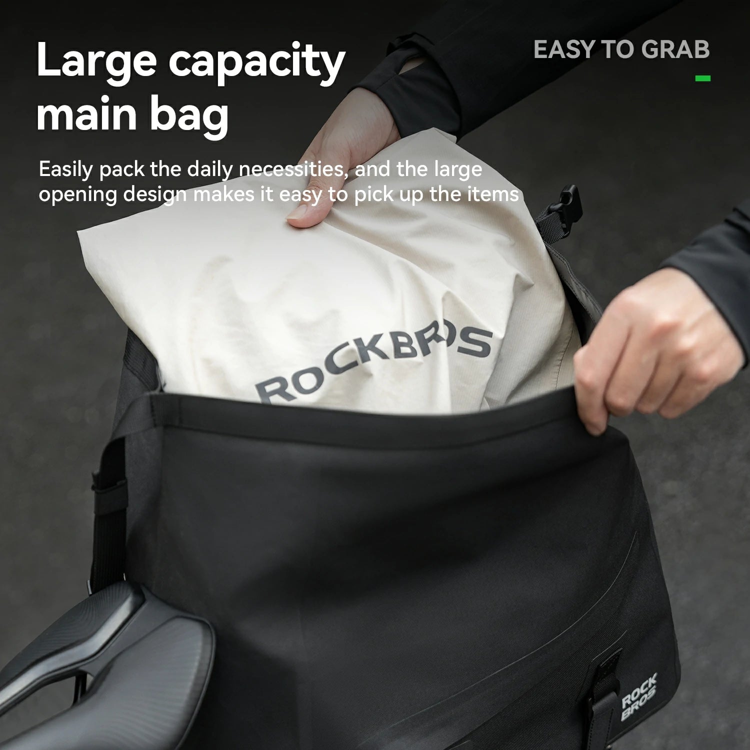 ridemate-100%-waterproof-bike-rear-rack-bag-16L