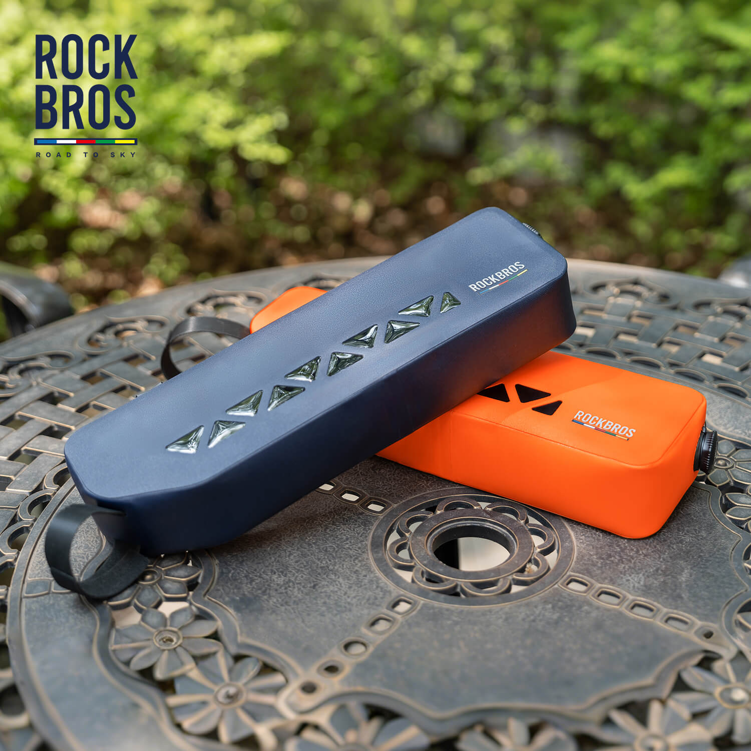 road to sky 100% waterproof bike frame bag model as-142 with secure storage