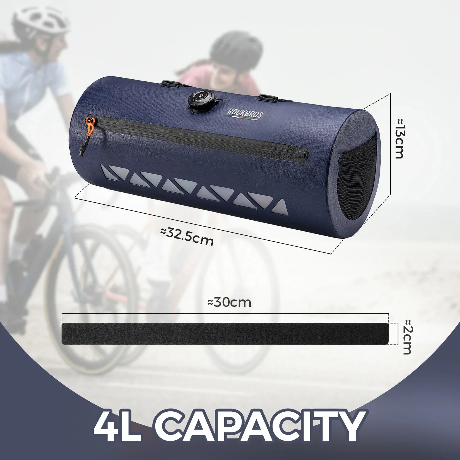 road-to-sky 4-litre black handlebar roll