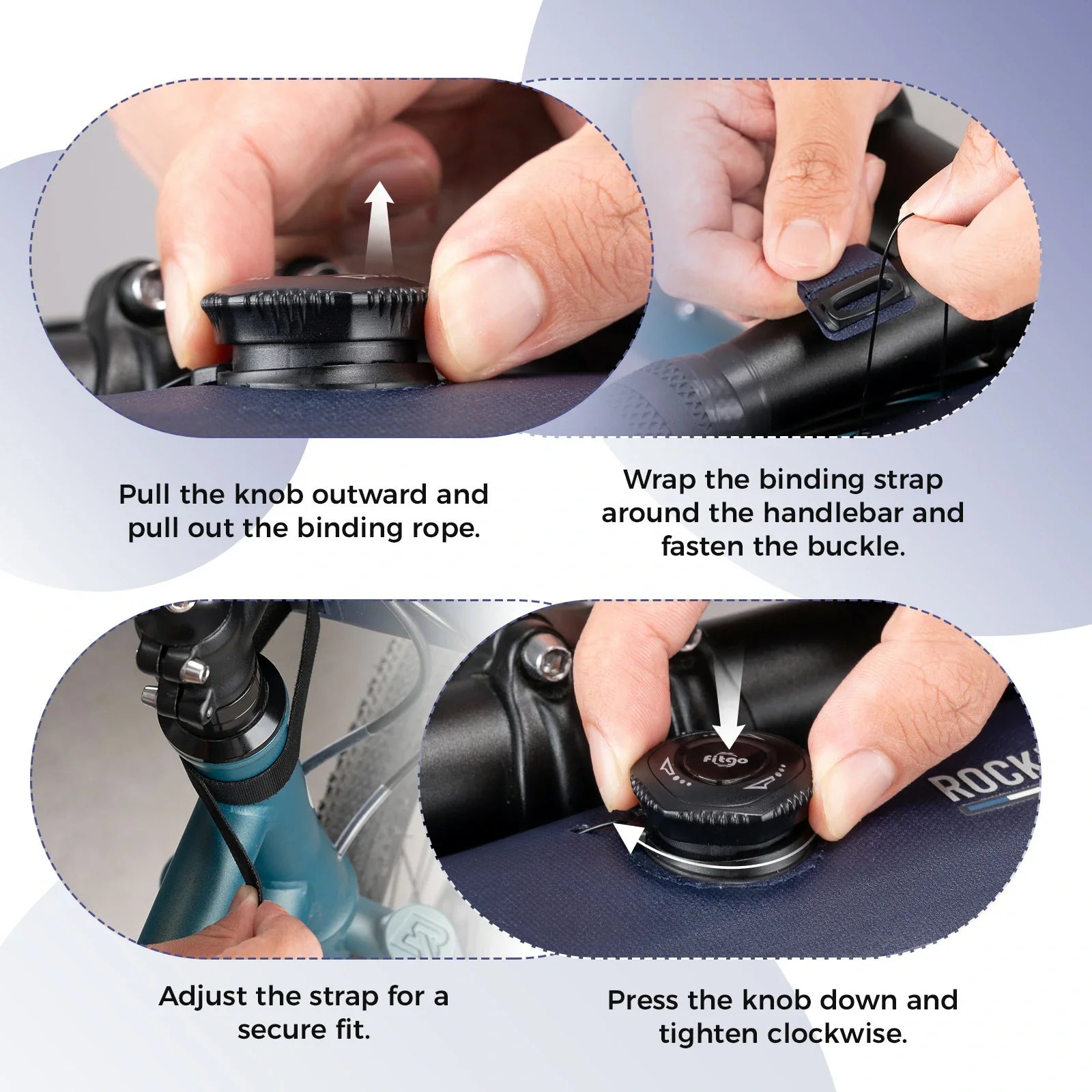 road-to-sky 4-litre black handlebar roll