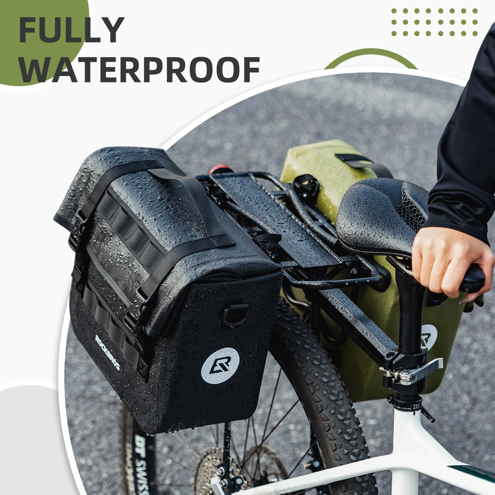 waterproof cycling panniers