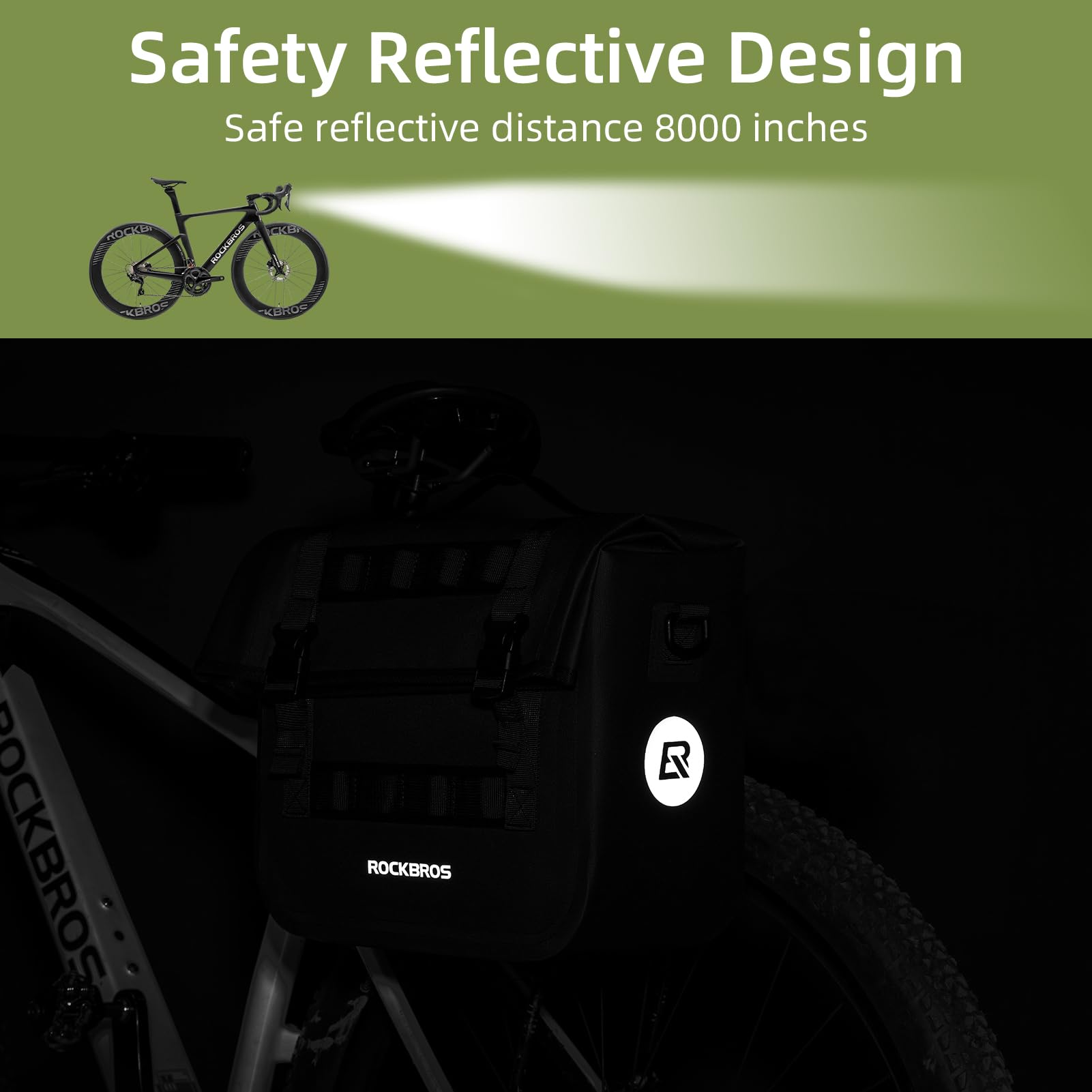rockbros cycling rack bag