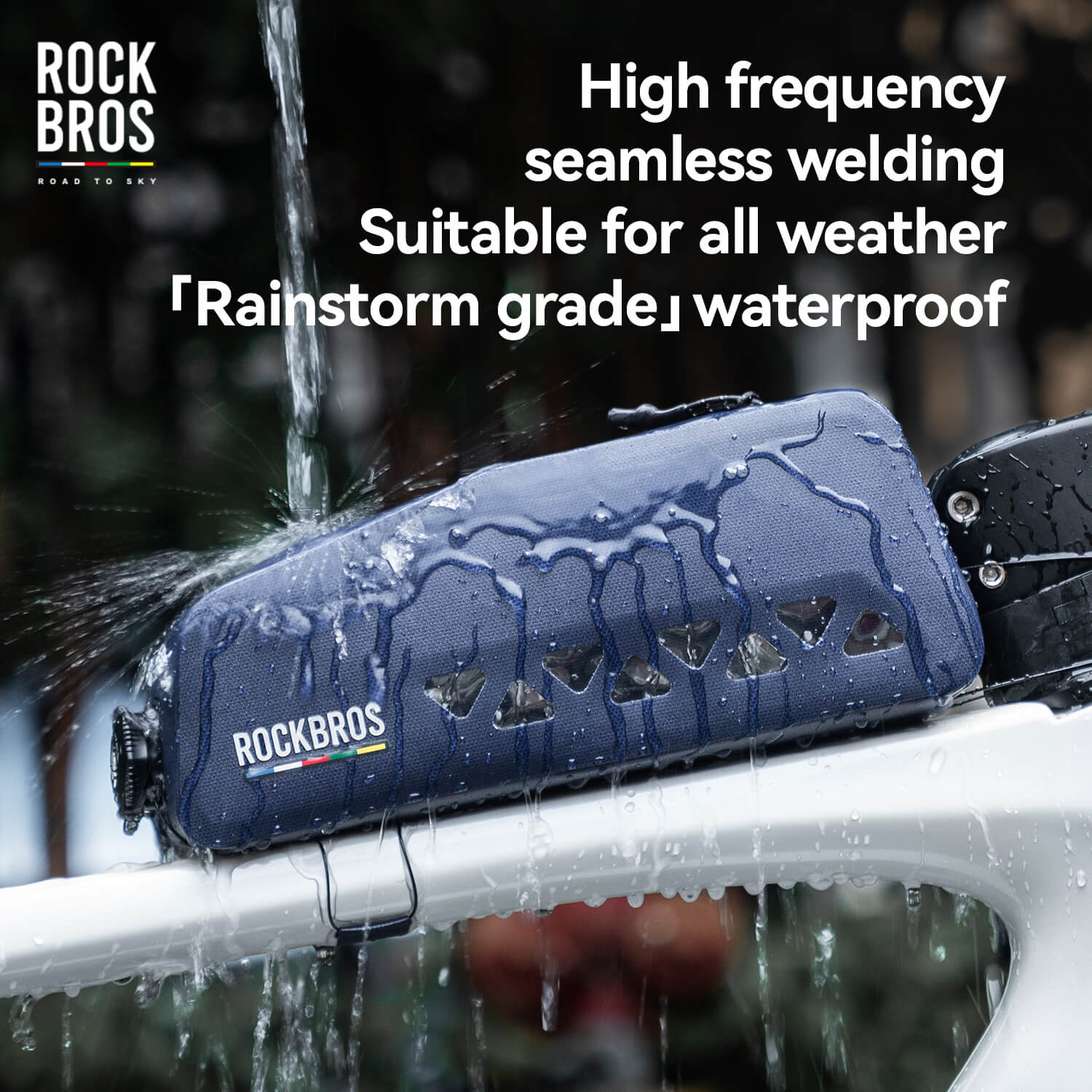 rockbros blue cycling pouch#color_blue