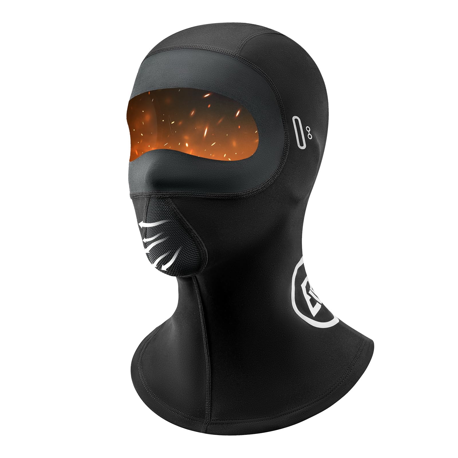 gear mask ROCKBROS Balaclava Ski Mask, Thermal Full Face Cover, Windproof Neck Warmer for Cycling, Motorcycle, Skiing