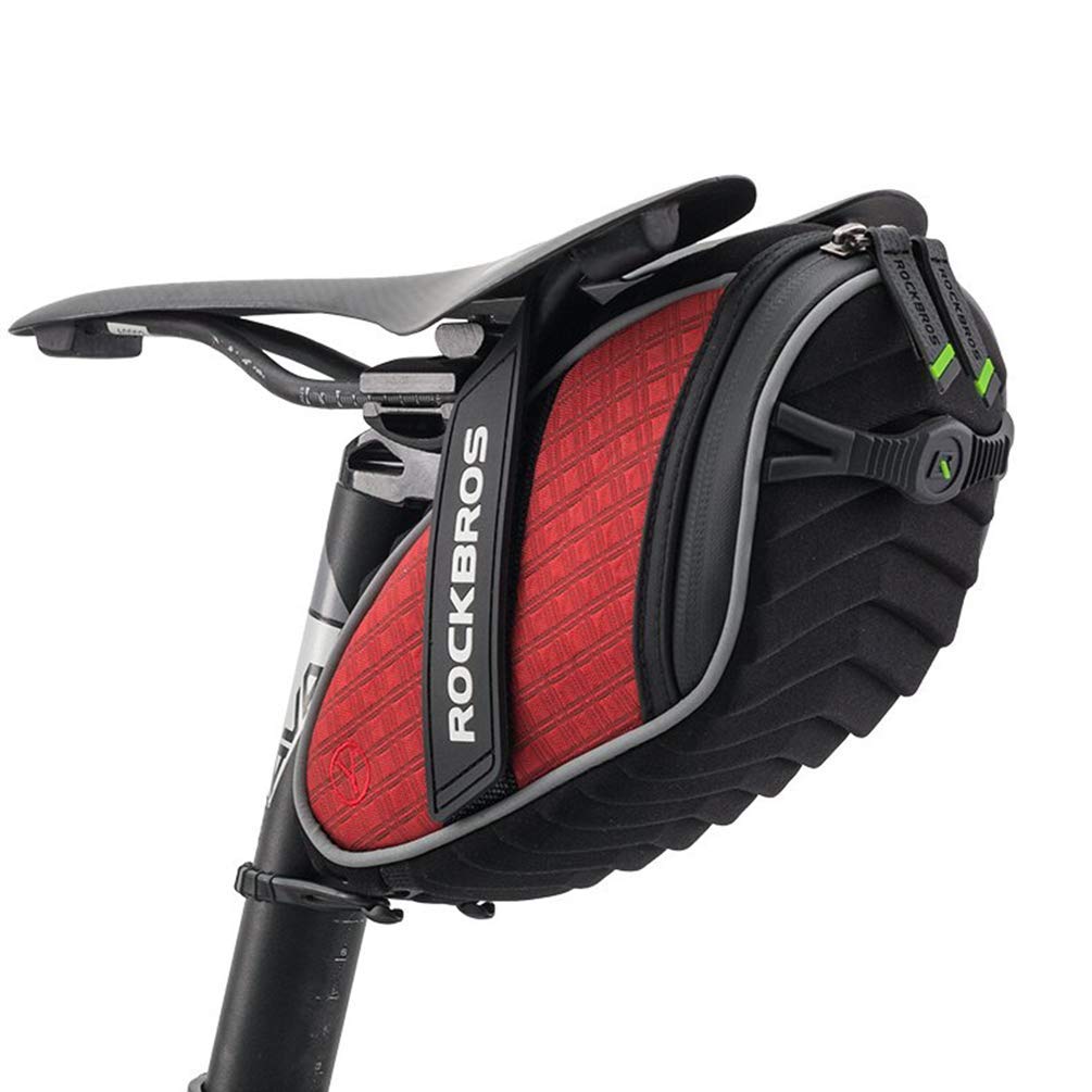 red rockbros 3d shell saddle bag#color_red