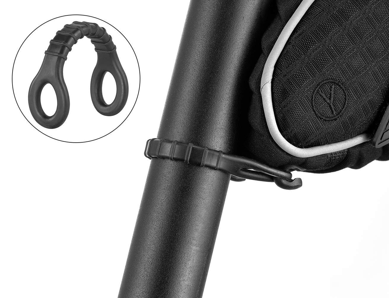 black bicycle under seat bag#color_black