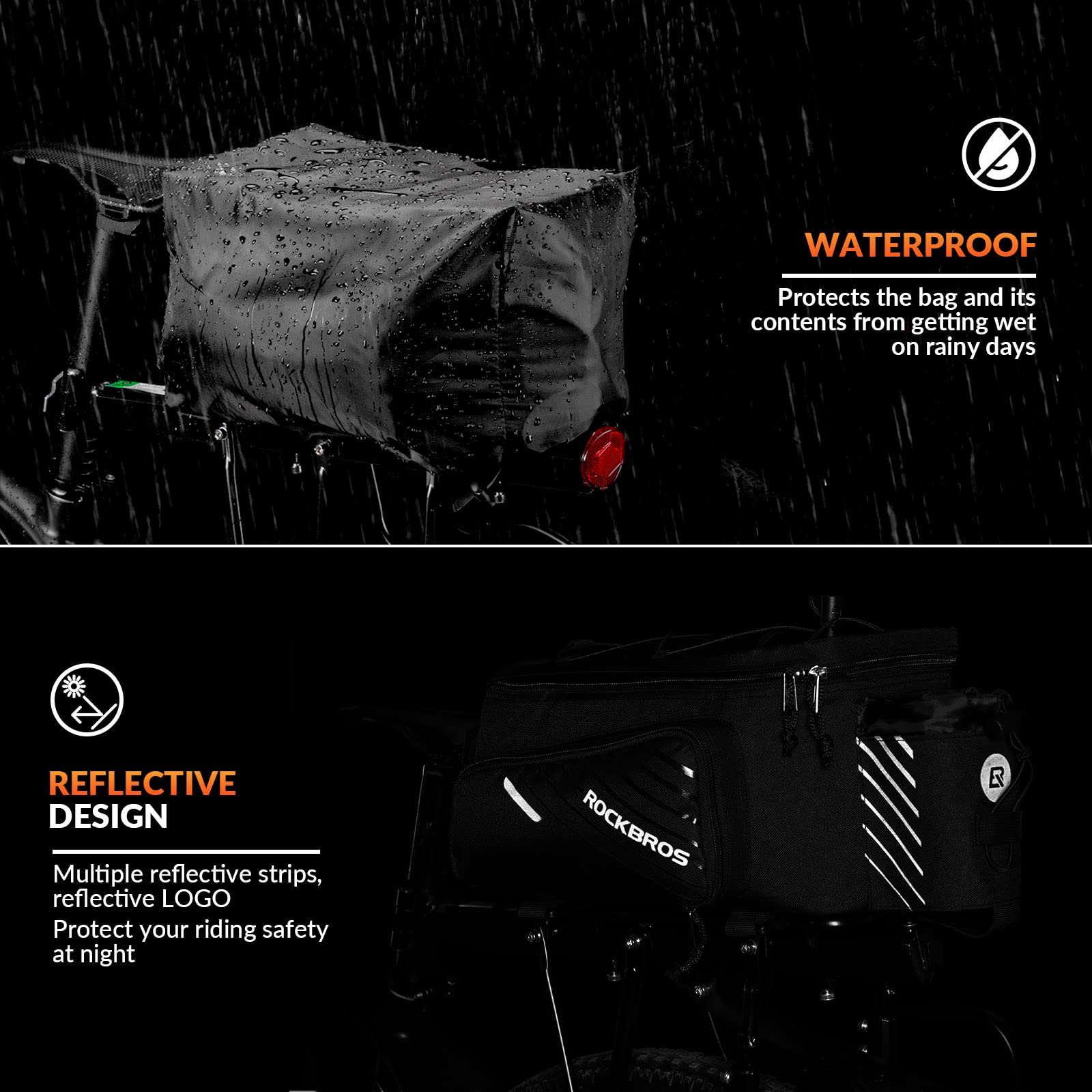 13l bike pannier bag