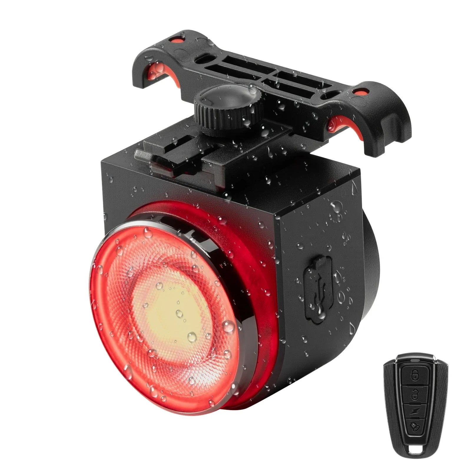 rockbros rear light with wireless horn