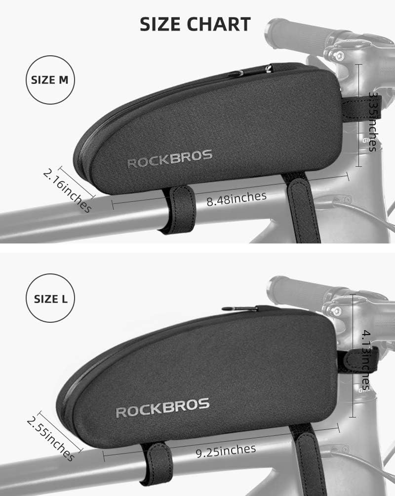 cycling front frame bag