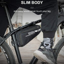 black triangle bag for bike frame#color_black