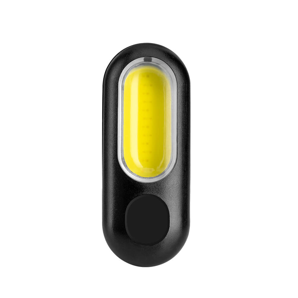Compact ROCKBROS COB mini rear light, offering bright visibility and enhanced safety for night cycling. #Color_Red and White