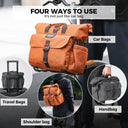 rockbros folding bike handlebar bag and backpack h46 convertible commuter storage solution