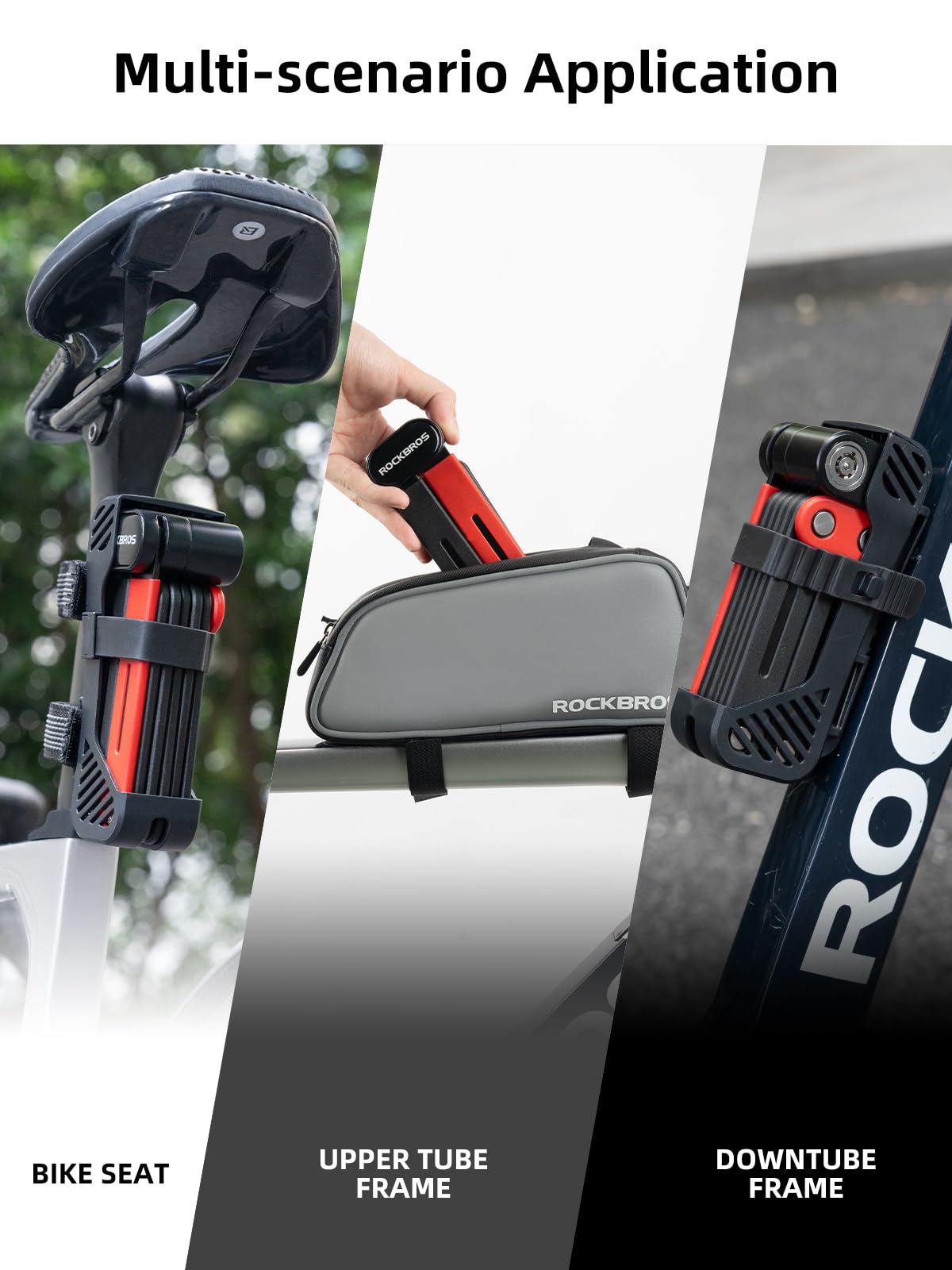 rockbros-folding-heavy-duty-anti-theft-bike-lock-120cm/47.24inch-with-2-keys