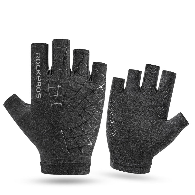 Ice Silk Half Finger Gloves