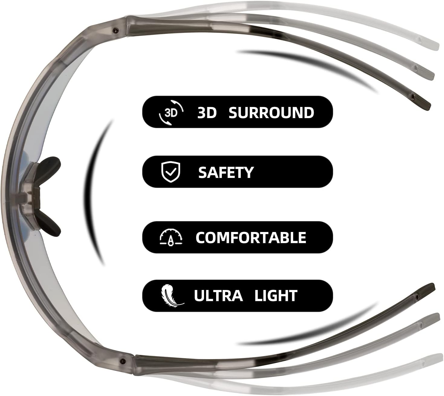 lightweight photochromic sunglasses for outdoor adventures#color_transparent