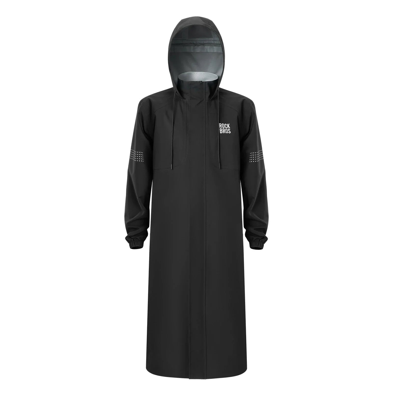Long Waterproof Raincoat – Breathable & Reflective | ROCKRBOS