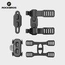 ROCKBROS magnetic strap-type bike water bottle cage, offering secure and quick access with an innovative magnetic attachment system.