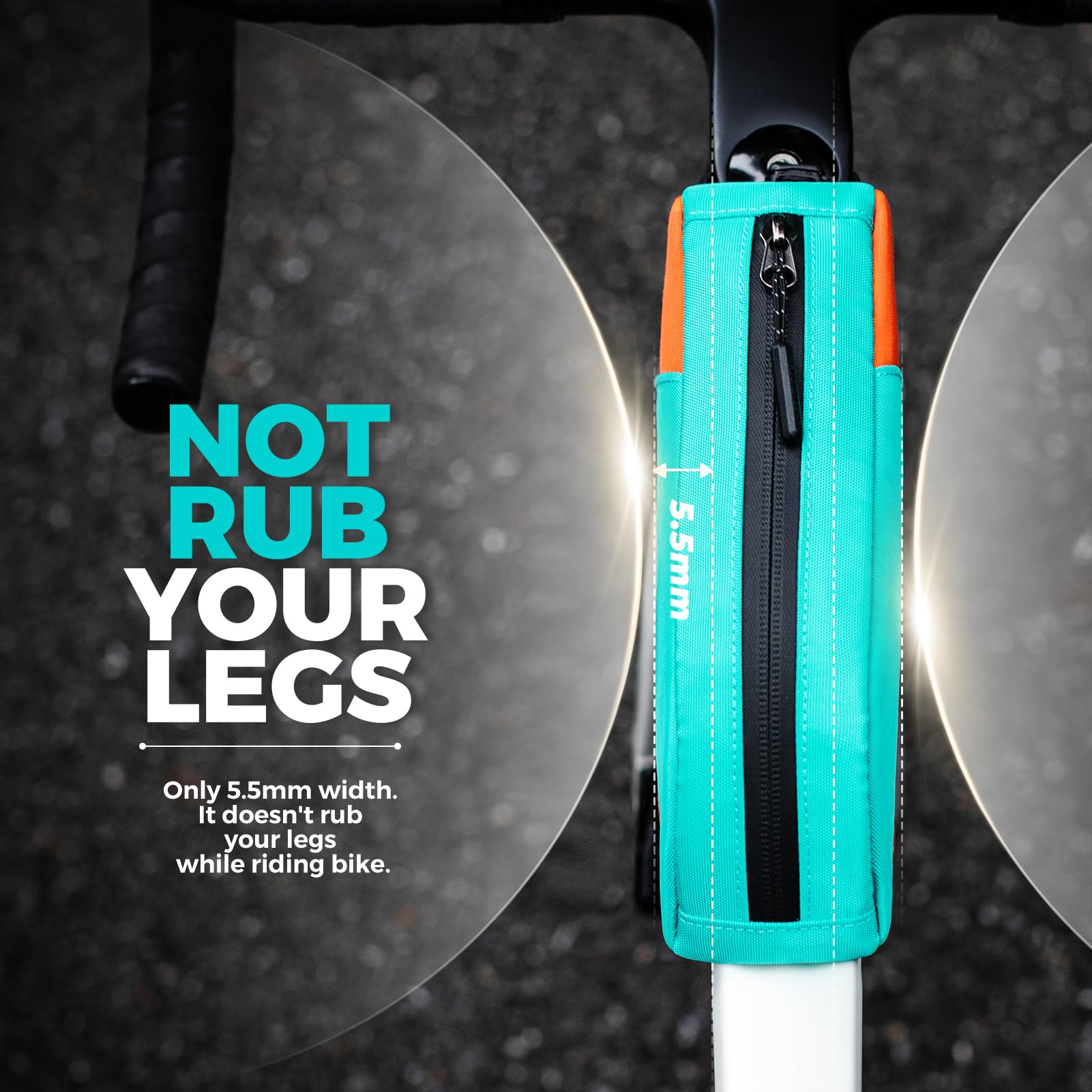 cycling top tube pouch