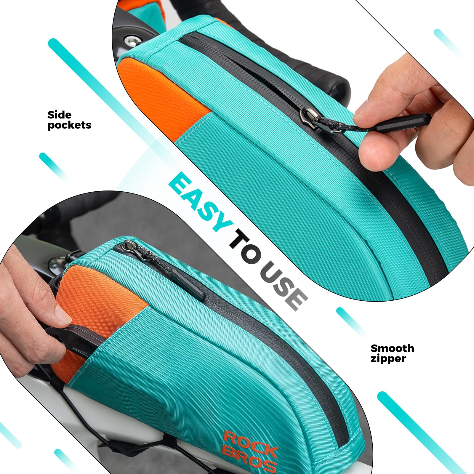 rockbros bike frame bag