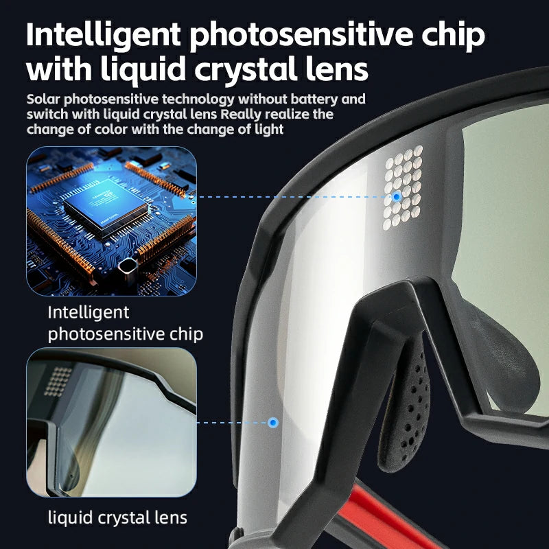 sunglasses electronic photochromic color changing