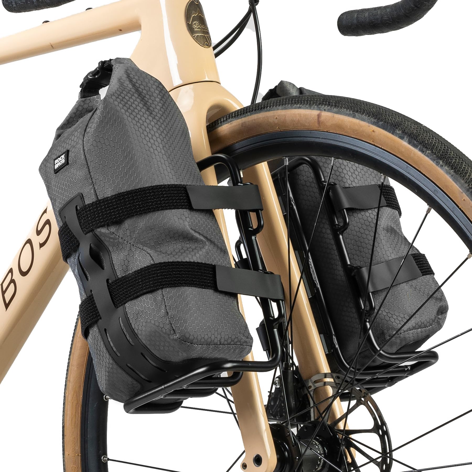 bike rain bag ROCKBROS Bike Waterproof 4L Front Fork Bag with Bike Rack