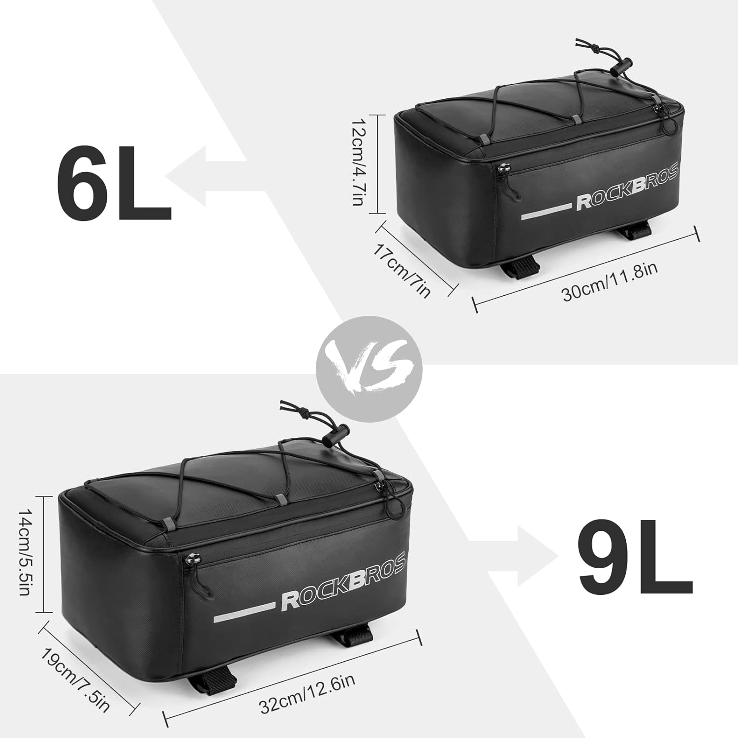 waterproof rear rack bag