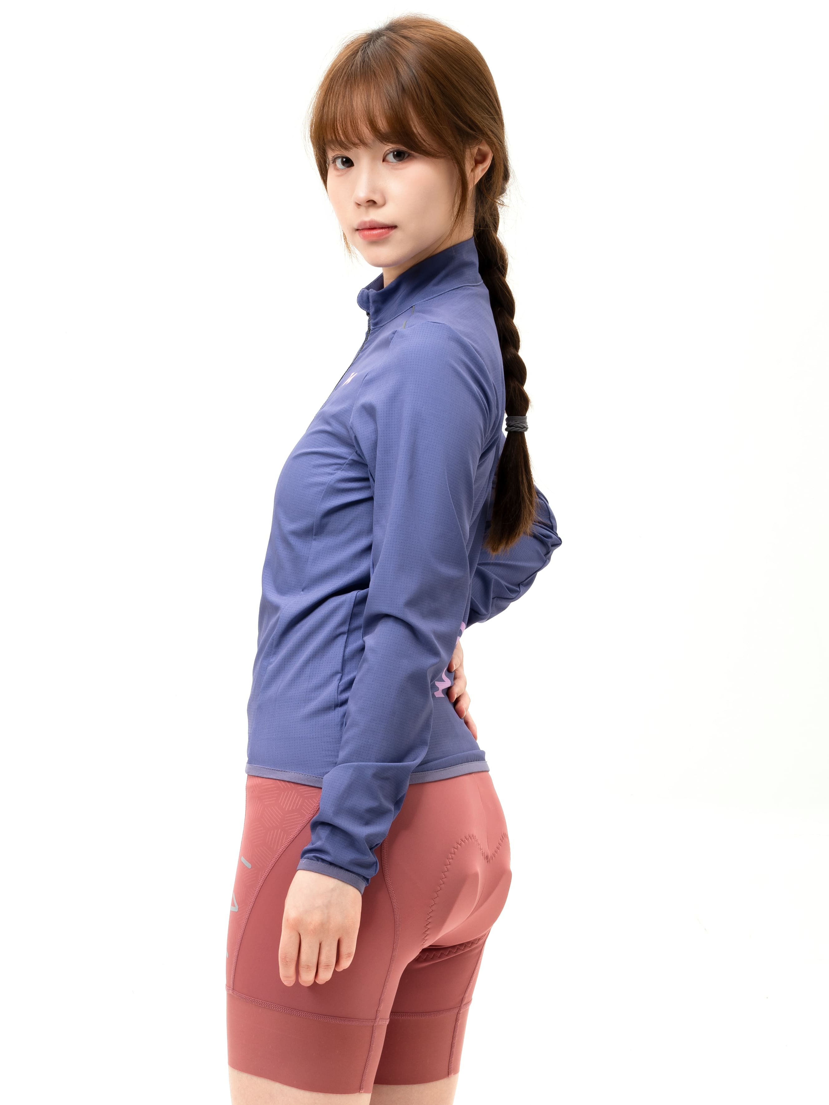 ROCKBROS Women's TVI Cycling Windbreaker Jacket, lightweight and breathable design
#Color_Purple