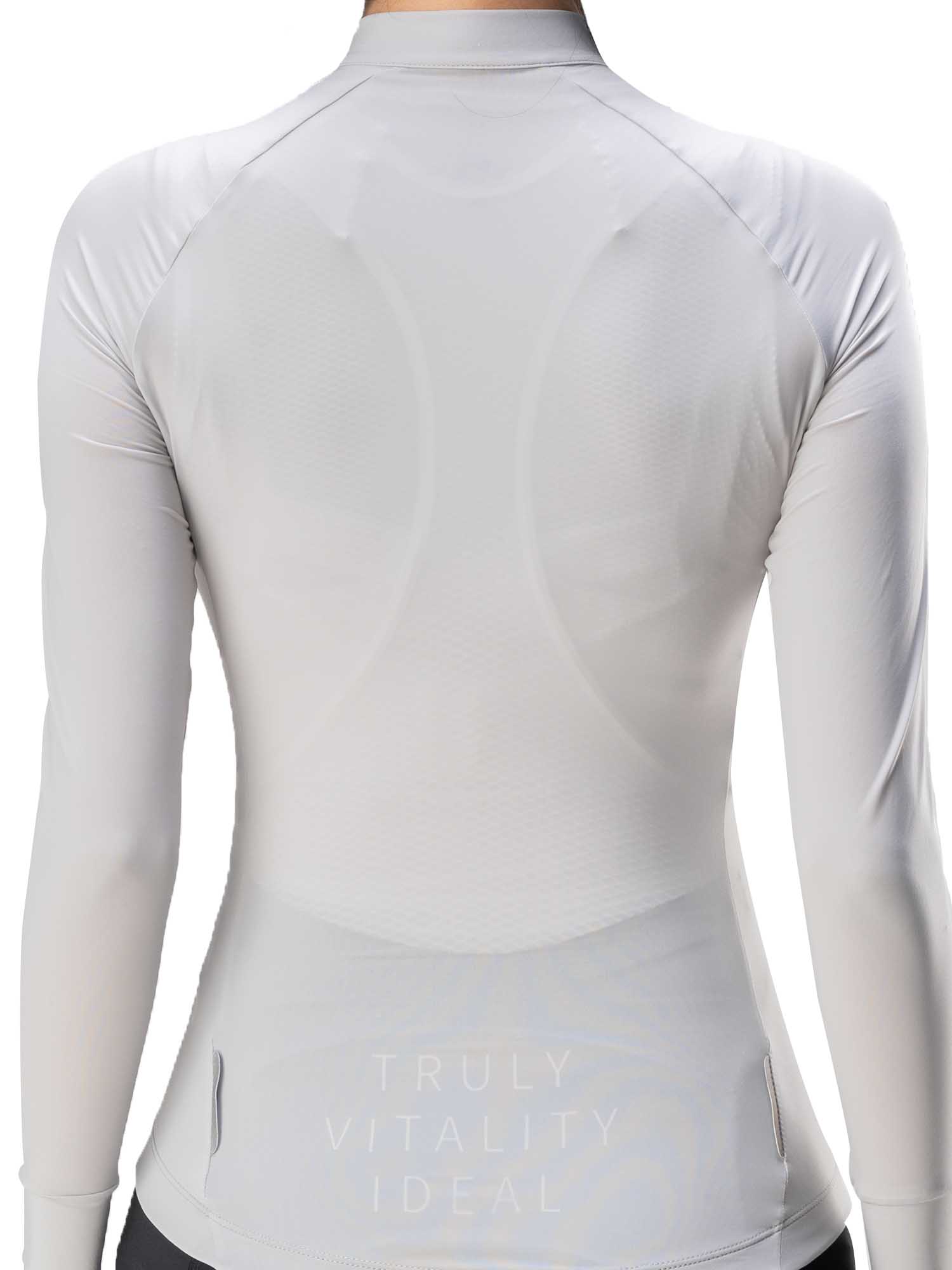 ROCKBROS women¡¯s TVI lightweight cooling long-sleeve cycling jersey
#Color_Gray