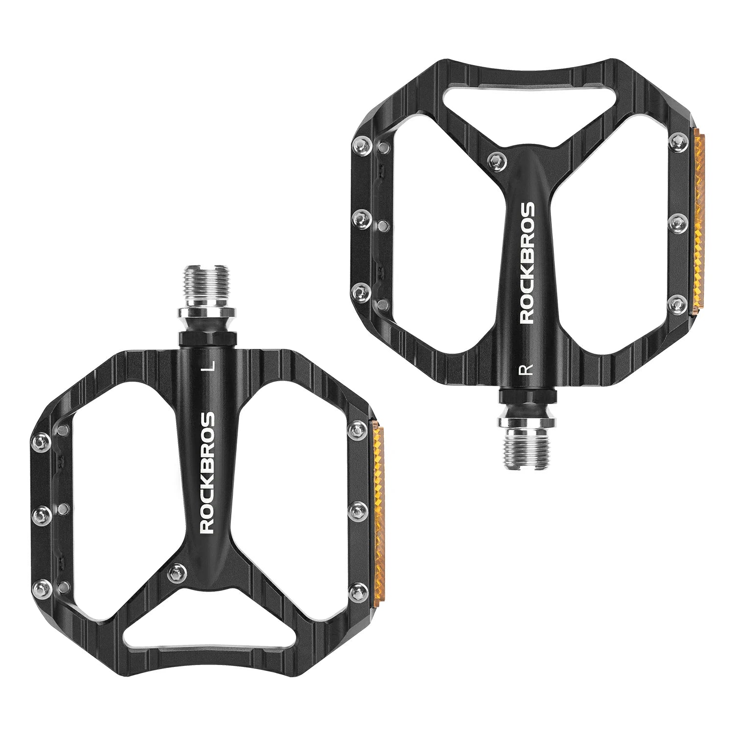 rocket-style-aluminum-alloy-non-slip-reflective-bike-pedals#color_black