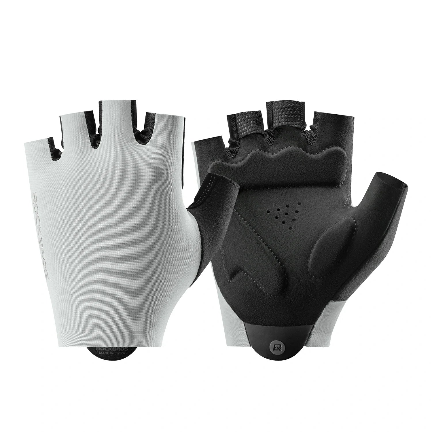 Pair of Gray gloves on a white background #color_Gray