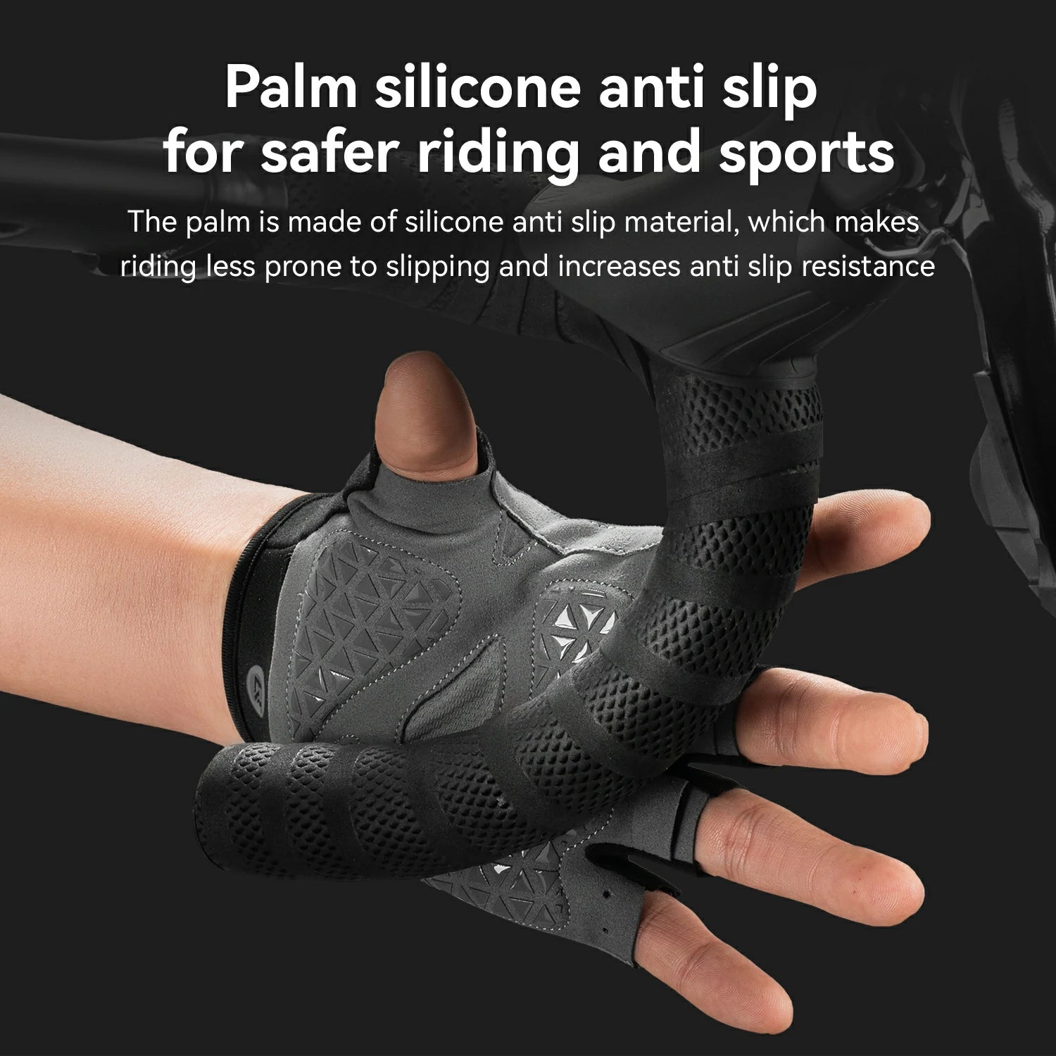 S424 Half Finger Bike Gloves Breathable