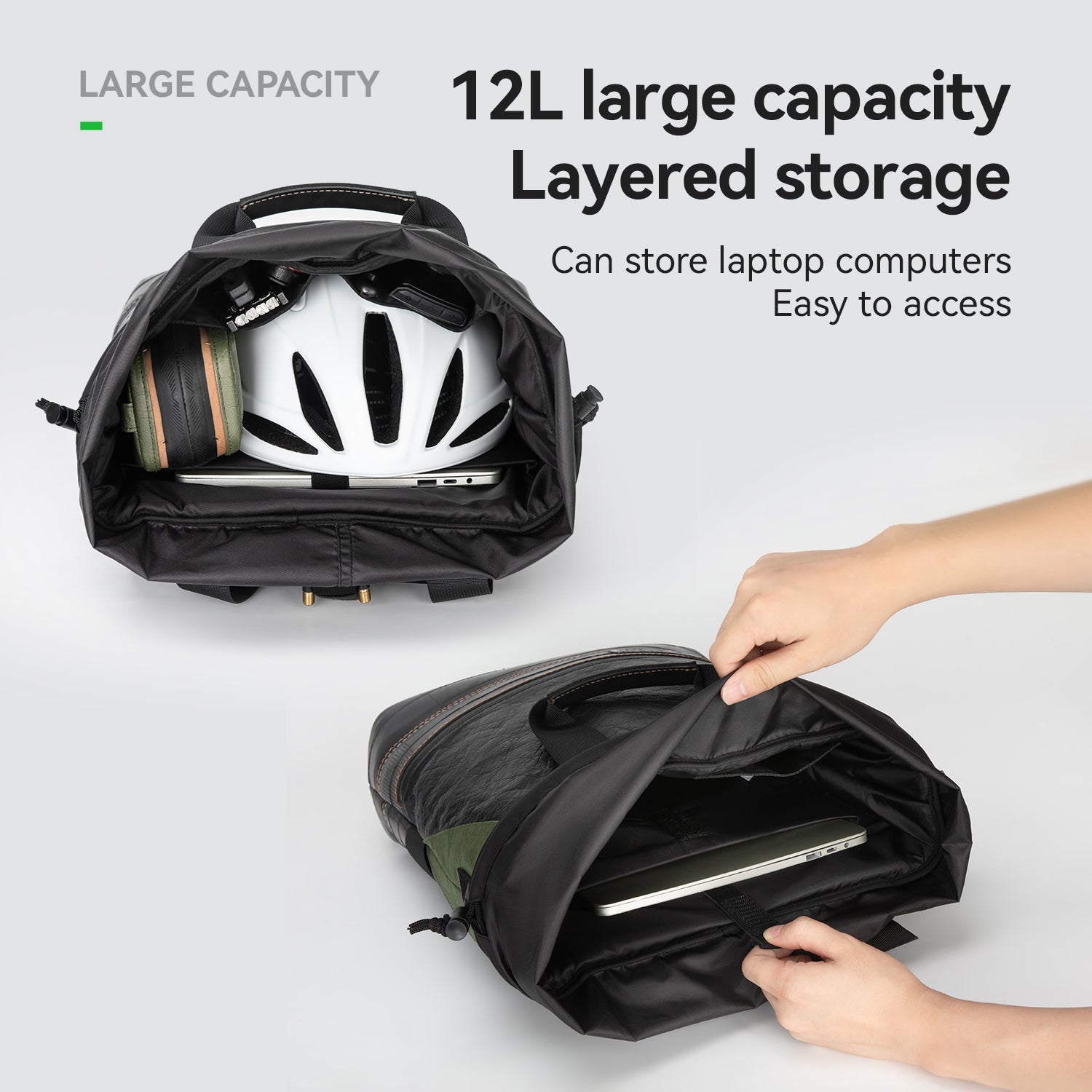 Sustainable Eco-Friendly Bike Bags Set ROAD TO SKY