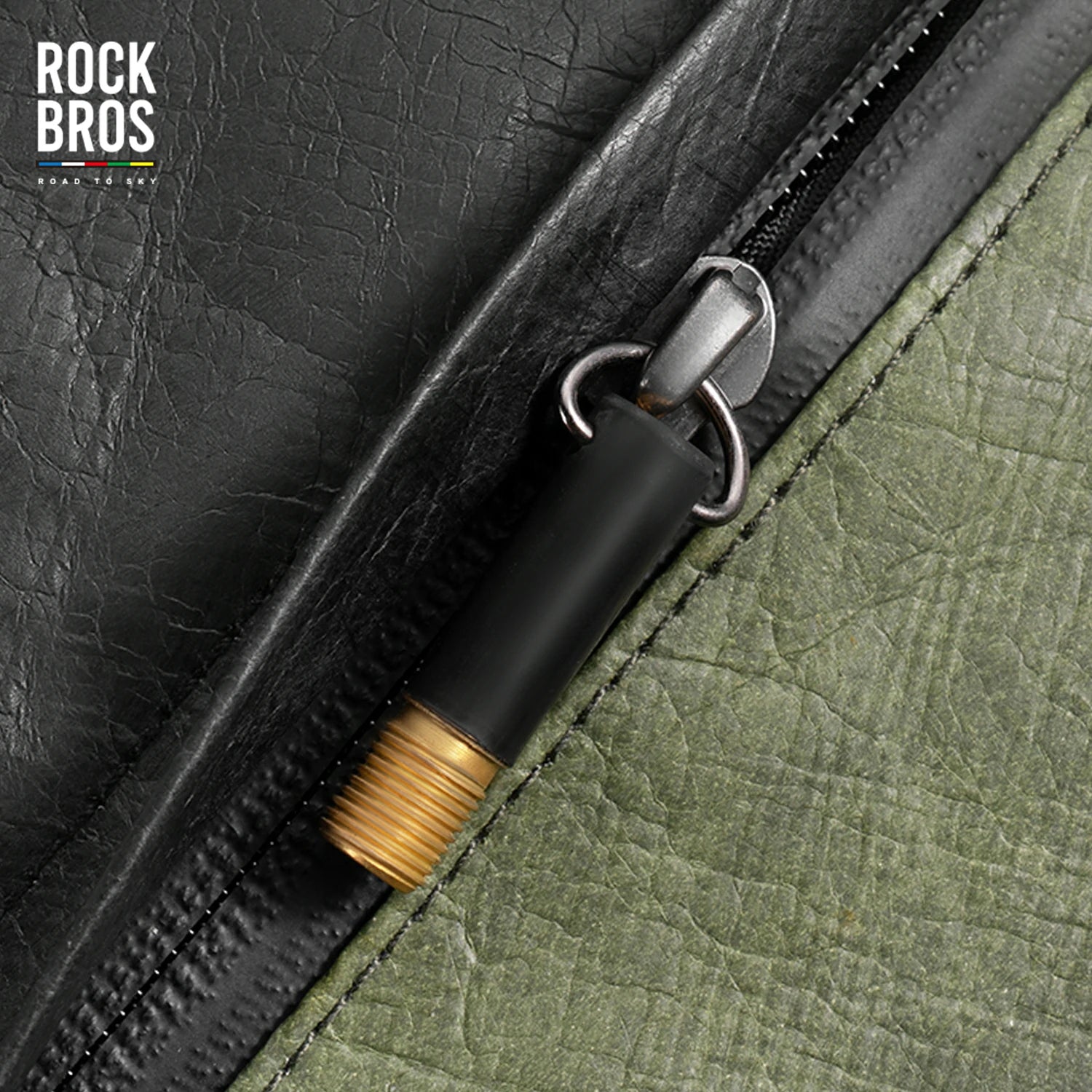 Sustainable Eco-Friendly Recycled Tire Bike Handlebar Bag 2.5L ROAD TO SKY