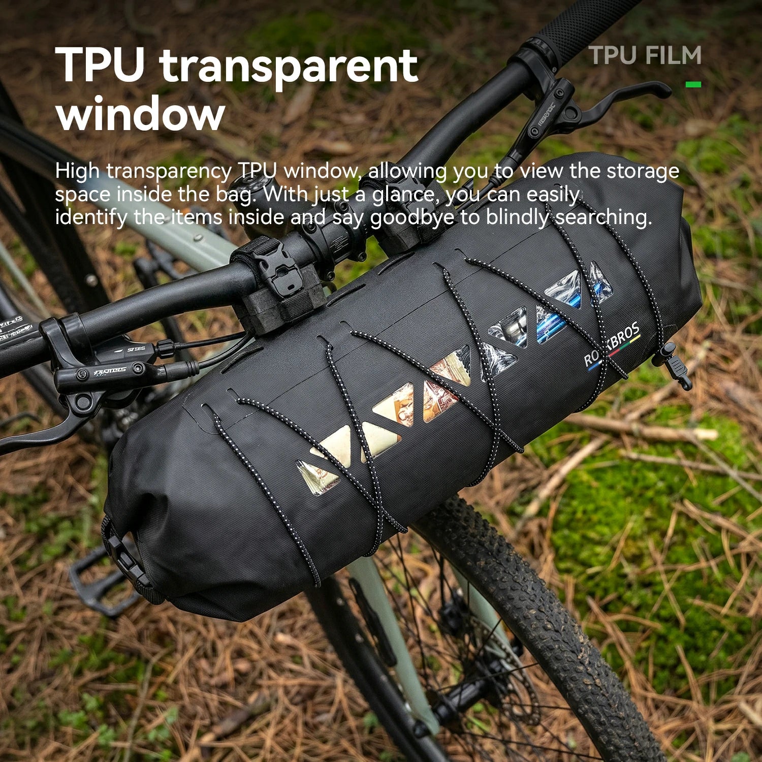 TL-170 7L 100% Waterproof Bike Handlebar Bag ROAD TO SKY