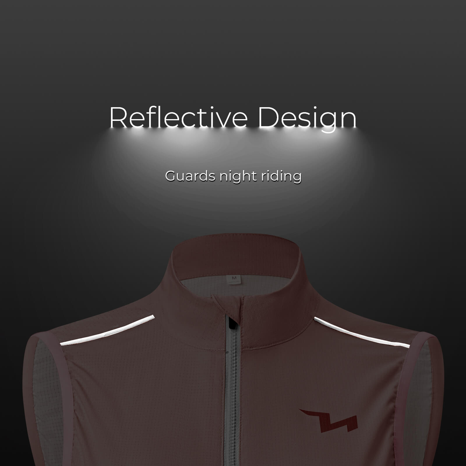 TVI windproof women's cycling vest MJ008, lightweight and breathable design for added protection during windy rides. #Color_Pink