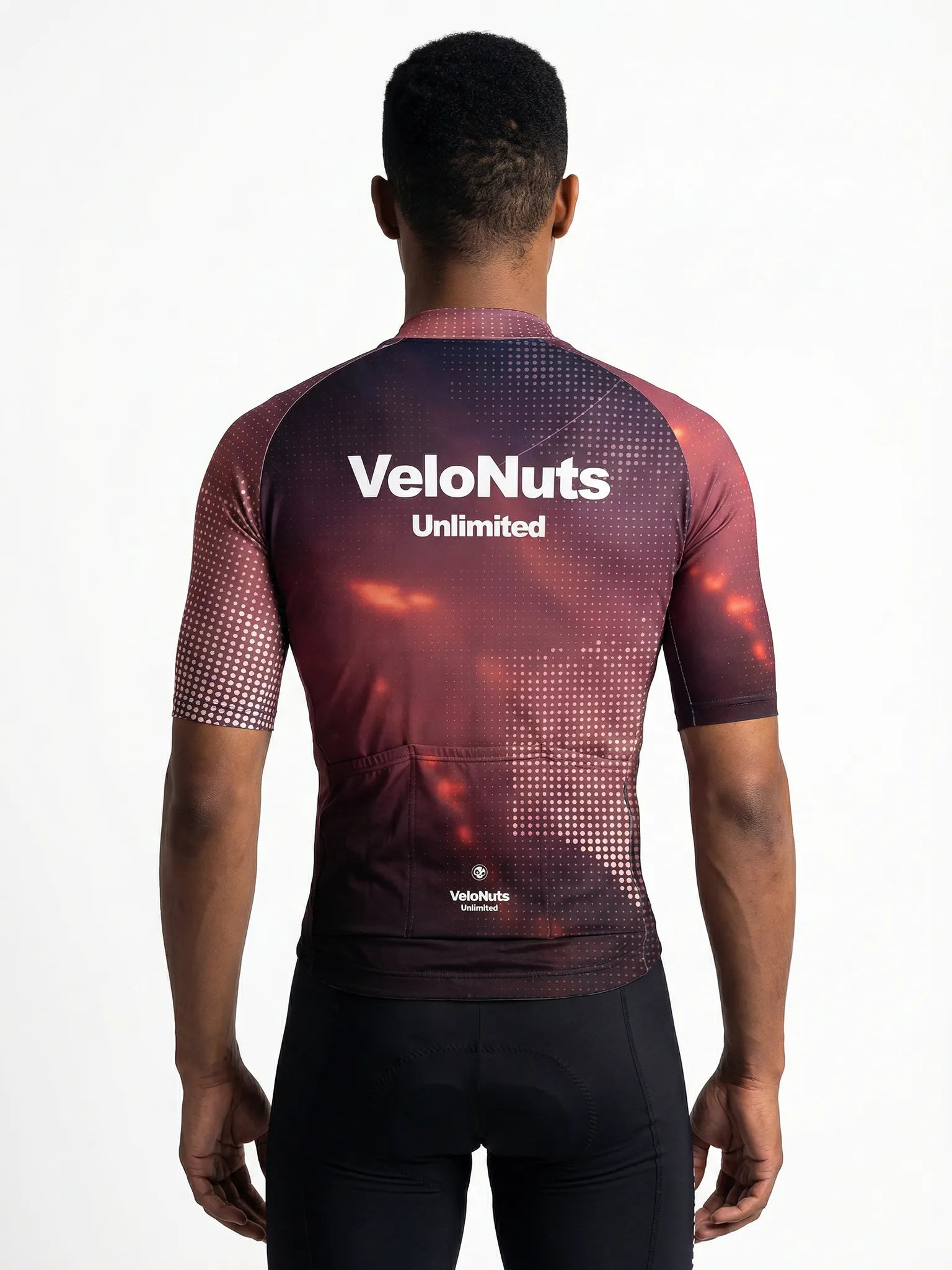 Men's Cycling Jersey Retro Signal#Type_Cosmic Halftone