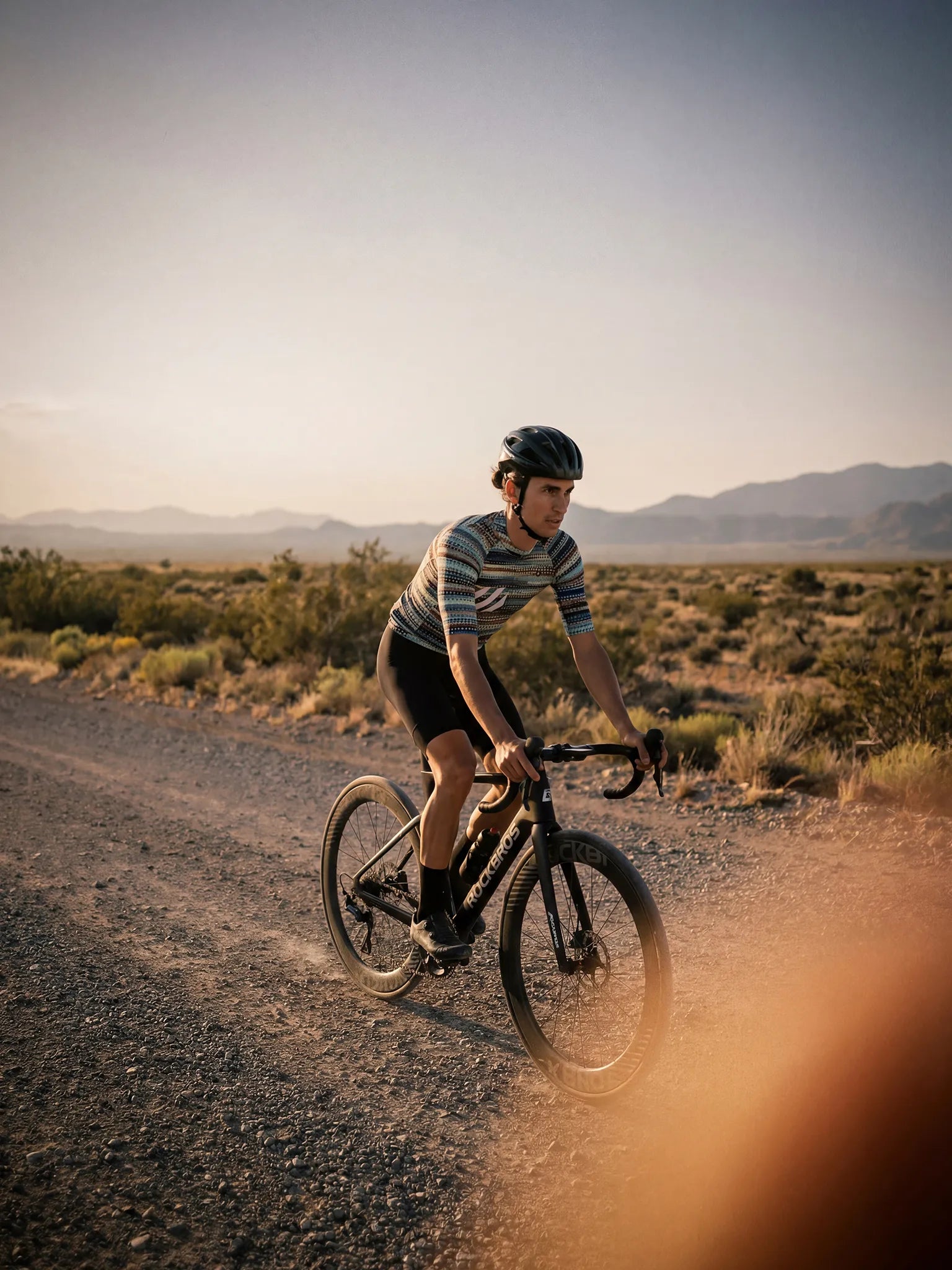 Men's Cycling Jersey Retro Signal#Type_Dotwave Stripe