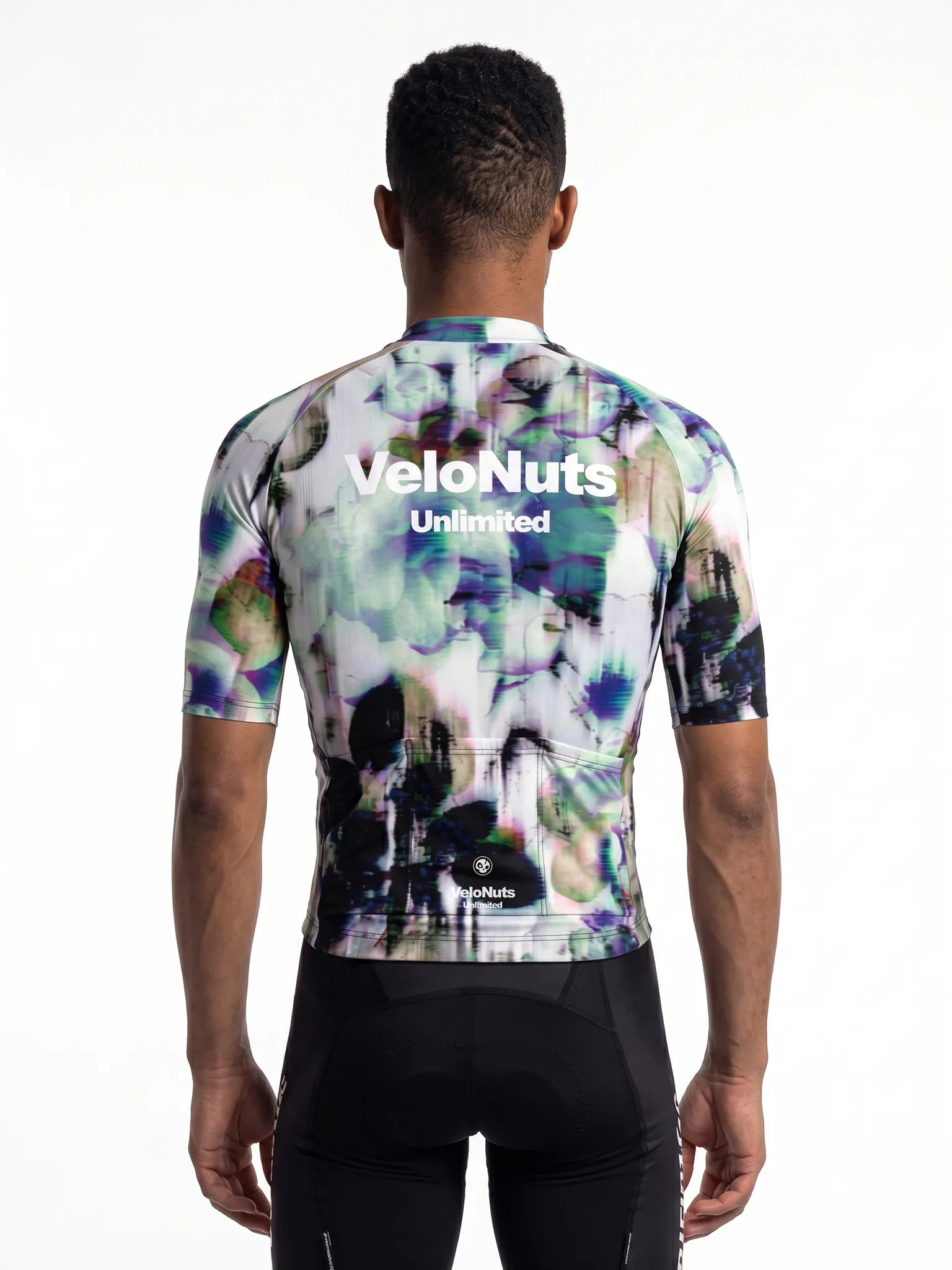 Men's Cycling Jersey Biolume Garden#Type_Glitch Bloom