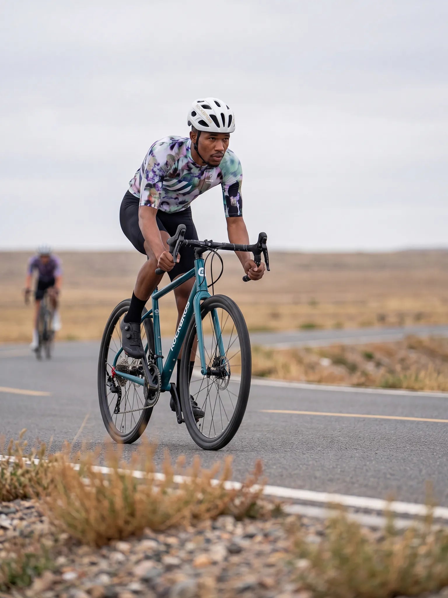 Men's Cycling Jersey Biolume Garden#Type_Glitch Bloom