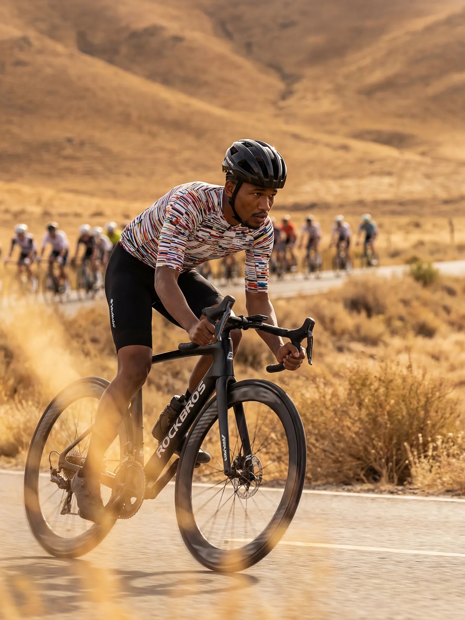 Men's Cycling Jersey Pixel Riot#Type_Glitch Scan