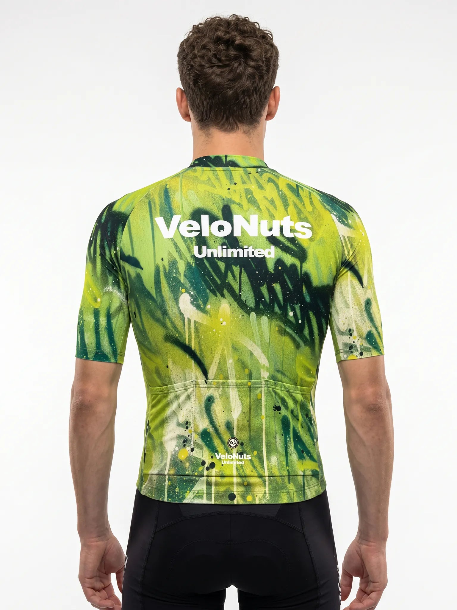 Men's Cycling Jersey Street Graffiti#Type_Lime Tag