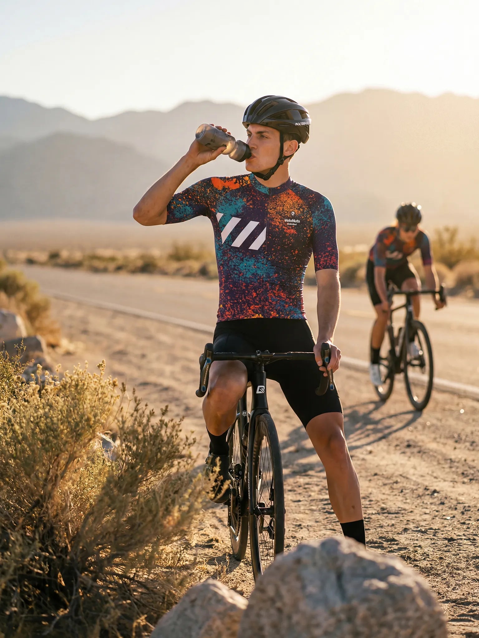 Men's Cycling Jersey Ink Burst#Type_Solar Spray