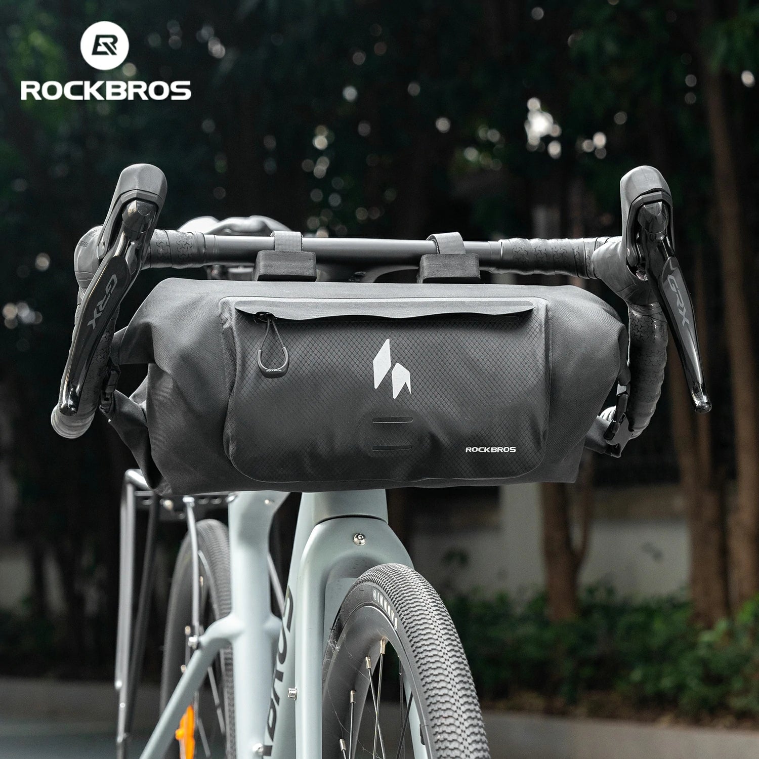 Rockbros waterproof bike bag with high-frequency welding.