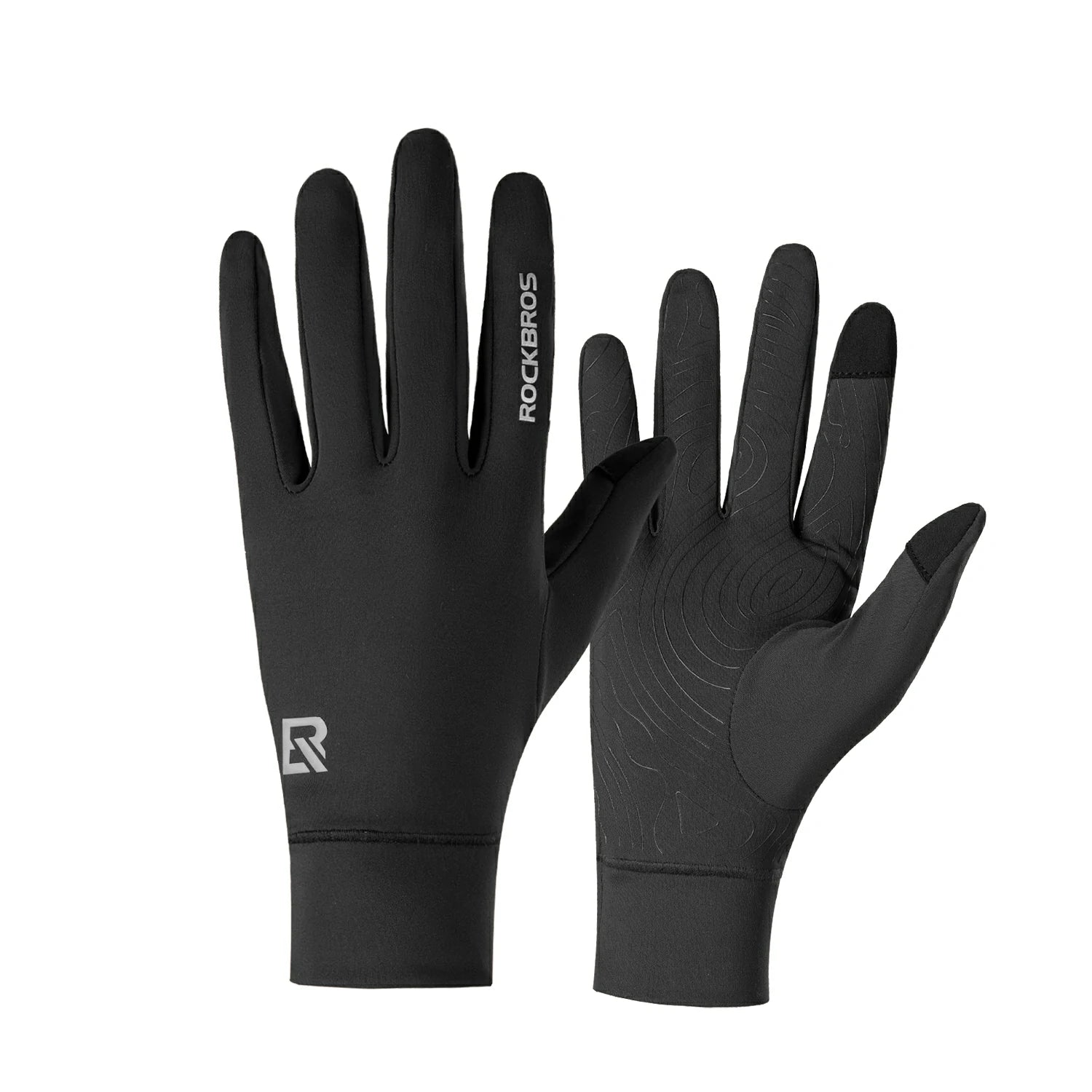 Winter Cycling Gloves Windproof Touch Screen Non-Slip Fleece Lined