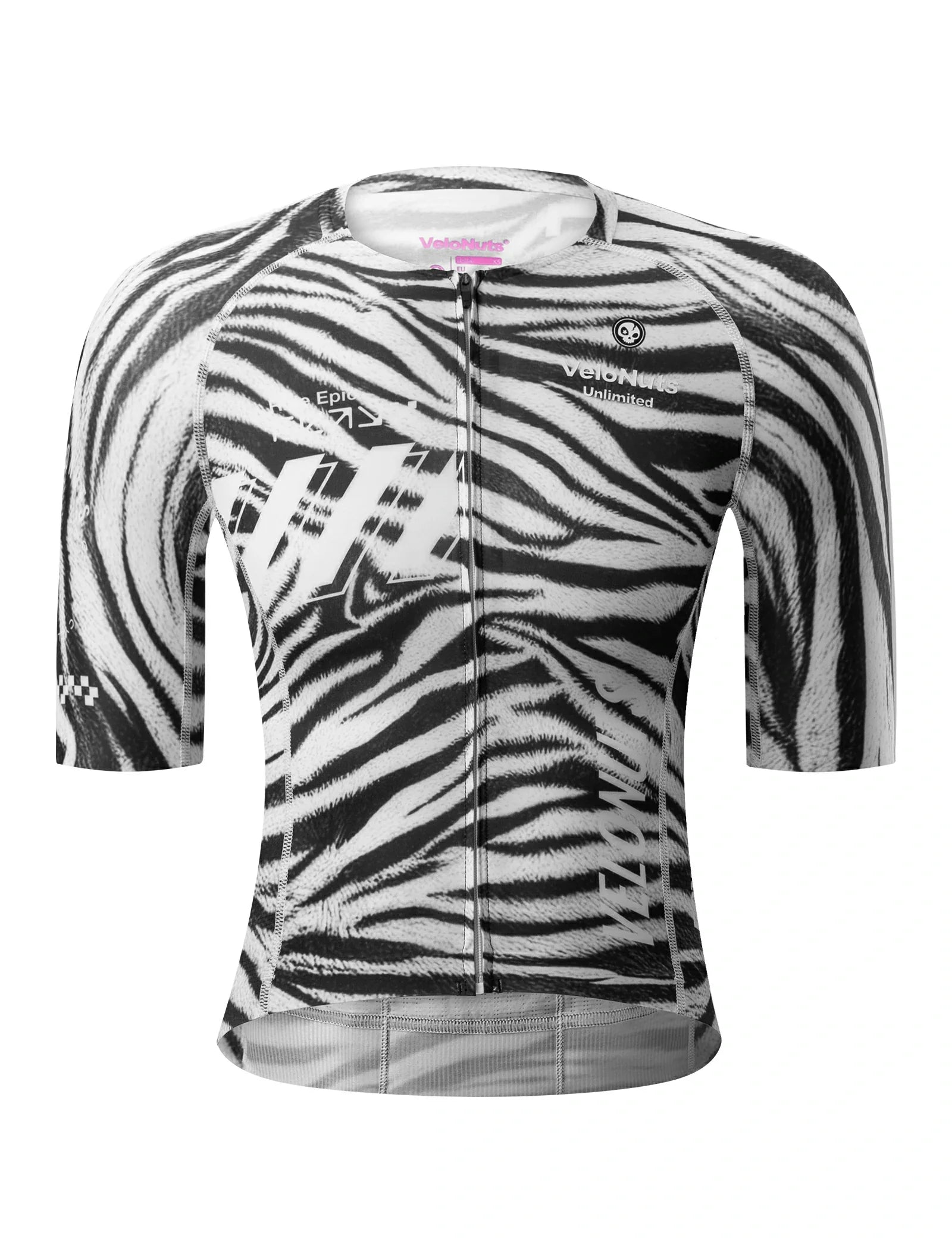VeloNuts women¡¯s cycling jersey zebra stripe breathable