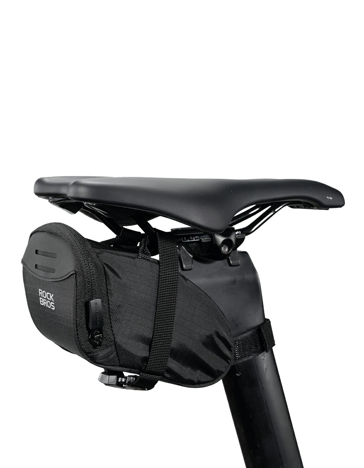 Bike Saddle Bag Compact Water‑Resistant 0.4L Cycling Seat Pouch for Road Mountain Folding Bikes