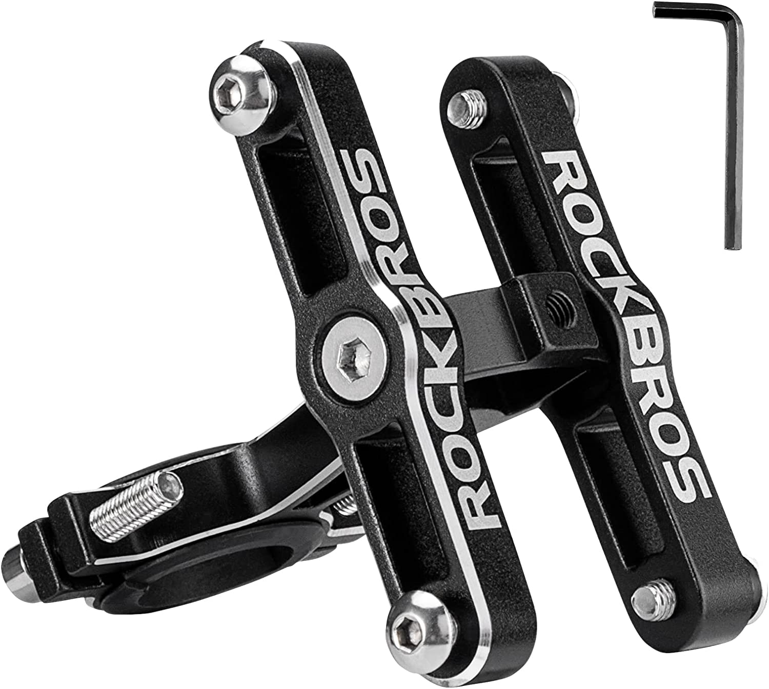 ROCKBROS Bike Bottle Cage Adapter Black Double